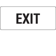 EXIT Non Reflective Sign Polypropylene 450mm x 200mm