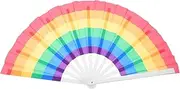 FUNOMOCYA Compact Fold up Fan Vintage Style Hand Fan for Wedding Powerful Cooling