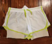 NIKE White DRI-FIT TEMPO 2-IN-1 TRAINING/RUNNING SHORTS BIG KIDS/GIRLS XS NWT