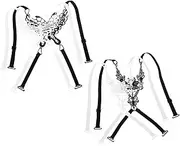 [FRCOLOR] 4pcs Women Bra Straps Backless Bra Seamless for Women Wonder Bras for Women Bras for Large Busts over Sports Bra Women's Bras Sheer Bra Extension Bra Strap Adjustable Strap Nylon