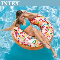 在飛比找PChome24h購物優惠-INTEX 糖果DONUT游泳圈114cm(56263)