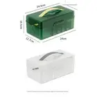 Waterproof Data Cable Storage Box Drug Storage Box Desktop Storage