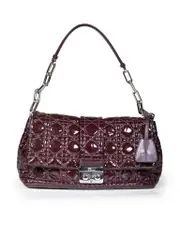 2009 Plum Patent Cannage New Lock Bag