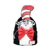 Dr Seuss Cat in the Hat Faux Fur Cosplay Plush Backpack 23x26cm 12y+