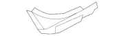 OEM NEW 2005-2010 Volkswagen Jetta SEL Wagon Wolfsburg Drip Channel 1K5-809-641 (for: Volkswagen)