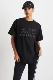 Block Logo Boyfriend Tee 102