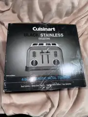 CUISINART 4 Slice Metal Classic Toaster, Color White CPT-180WP | NEW