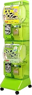 Kenisy Commercial Capsule Vending Machine for Retail Stores, Business Park Mall Gumball Prize Machine for 1.78''-2.95'' Capsules, Party Coin Operated Small Gashapon Toys Bank (Green)