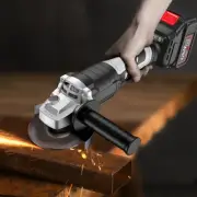 21V Cordless Angle Grinder Brushless 3.0Ah Battery and Charger + Case