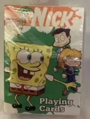 Nickelodeon Spongebob Squarepants -Rugrats Playing Cards Deck NEW SEALED 2004