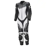 Held Slade II 1-piece Ladies Motorcycle Leather Suit, black-white, Size 44 for Women Black White