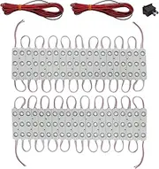120 LEDs Van Interior Light, 12V Super Bright Car LED Ceiling Lighting Kits, Waterproof White Lighting Dome Lamp for Car Van RV Truck Boats Bus Camper, Universal Car Accessories