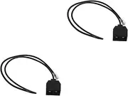 KONTONTY 2pcs Rj9 Telephone Splitter 4p4c Adapter Universal Phone Cable Connector