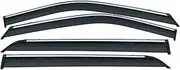 Car Sunny Visor Compatible for BMW X1 2016 2017 2018 Smoke Car Window Visor Sun Rain Guard Wind Sunny Visor Deflectors Accessories 4PC