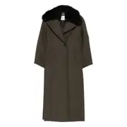 [Blumarine] Blumarine Single-breasted Coat 38 IT GREEN