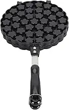 Waffle Baking Mould Pan Professional Grade Aluminum Alloy Heat Resistant Press Plate Cooking Tool for Home Kitchen Petal Shape Cake Maker Nonstick Easy Clean