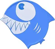 Swim Caps | Shark Pool Hat,Silicone Cartoon Animal Protection Fun Swimwear Caps Accessory for Kids Girls Boys Toddler Aged Over 3 for Long Hair Short Hair
