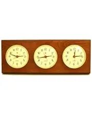Bey-Berk Triple Quartz Clock
