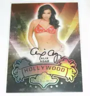 2015 Benchwarmer ALIX AGAR Hollywood #3 Silver Foil Auto PLAYBOY Vampire's Dance