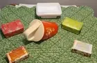 Vintage Avon - soap dish, scoop and 4 perfumed bar's of soap