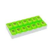 Weekly (7-Day) AM/PM Pill Organizer, Vitamin Case, and Medicine Box, Medium C...