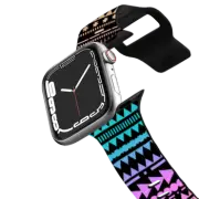 Apple Watch Series 4-6, SE (44mm) Impact Band Summer Dreams Aztec Black