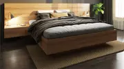 Ledge custom timber platform bed frame