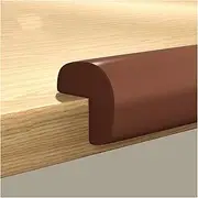Corner Protectors，Foam Edge Protectors， Sharp Edge Corner Edge Foam Padding, Edge Guards Bumpers Adhesive, Edge Corner Protector Guards for Table Edges & Sharp Corners(Brown,1pcs)