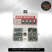 SPR Self Piercing Rivets PRO-600 kit includes 600pc assortment Aluminum repair