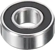 uxcell SMR115-2RS Miniature Hybrid Ceramic Ball Bearing 5 x 11 x 4mm 440 Stainless Steel Fishing Reel Bearings Double Sealed P6(ABEC3), Black