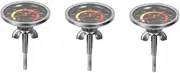 Anneome Oven Thermometer 3pcs Thermometer Kitchen Cooking Probe Temp Dial Probe Household Baking Bread Baking Digital Candy Home Brewing Cooker Tool Grill Plastic Oven Barbecue Tool