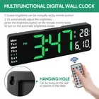 Digital Large Big Jumbo LED Wall Desk Clock Display W/ Calendar Temperature
