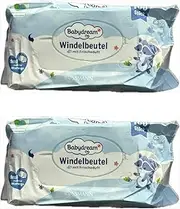 Babydream Nappy Bags with Fresh Fragrance, 2 x Pack of 100, Ideal for on the Go