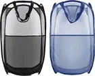 Collapsible Pop up Laundry Hamper, Mesh Foldable Laundry Basket Bag, Extra Large