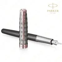 在飛比找momo購物網優惠-【PARKER】《派克 卓爾致臻 18K F尖 墨灰鋼筆》買