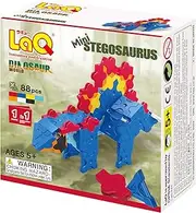 LaQ Dinosaur World Mini Stegosaurus - 1 Model, 88 Pieces| Construction Stem Set | Educational Engineering Toy for Ages 5, 6, 7, 8, 9, 10 Year Old Boys & Girls | Best Kids Fun Building kit