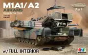Rye Field Model 1/35 M1A1/M1A2 Abrams Main Battle Tank (2 in 1)