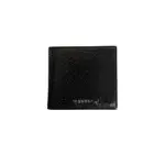 [MCQUEEN] Crackled Leather Mcqueen Wallet Black