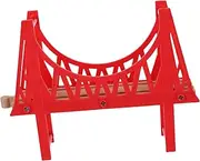 TOPPERFUN Wooden Train Track Bridge Creative DIY Model for Durable Easy Assembly Compatible with Major Wooden Train for Home School Play