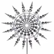 Unique Magical Metal Windmill Kinetic Metal Wind Spinners Garden Decoration B