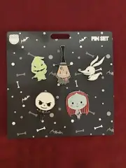 2020 Disney Parks Nightmare Before Christmas Chibi Booster Set Jack Sally Zero