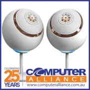 Creative Pebble Nova Premium 2.0 USB-C Speakers with Coaxial Drivers White