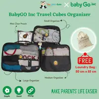 在飛比找蝦皮購物優惠-Babygo Inc 旅行立方體組織者