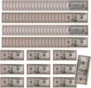 Dollar Bill Banknote | Fake Dollar Bills Collectible Realistic - Simulation Compact Money, Travel-Friendly Pretend Play Toys for Women Men Dad Mom Youth Boys Teens Girls