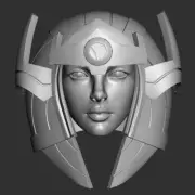 Big Barda v1 Antihero custom head for McFarlane DC Multiverse & other figures
