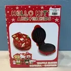 NEW Hello Kitty and Friends Red Holiday Christmas Single Mini Waffle Maker NIB