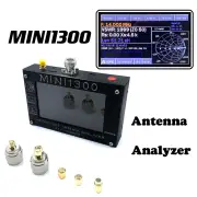 HF/VHF/UHF Mini1300 Antenna Analyzer Antenna Analyzer 0.1-1300MHz Measuring S Parameters Impedance Analyzer Aluminum All