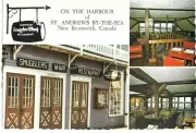 St. Andrews by-the-sea New Brunswick Canada Smuggler's Warf Restaurant c.1970