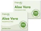 Friendly Soap Aloe Vera Soap Bar Unscented 95g (Pack of 2)