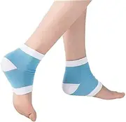 Moisturizing Gel Heel Socks Open Toe Comfy Recovery Socks Spa Heel Socks e Shea Butter Blue